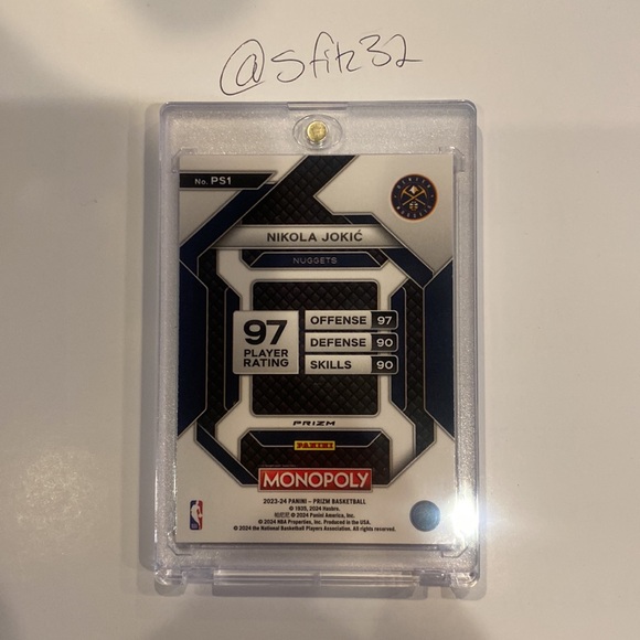 Jokic Purple Prizm Monopoly - Picture 2 of 2